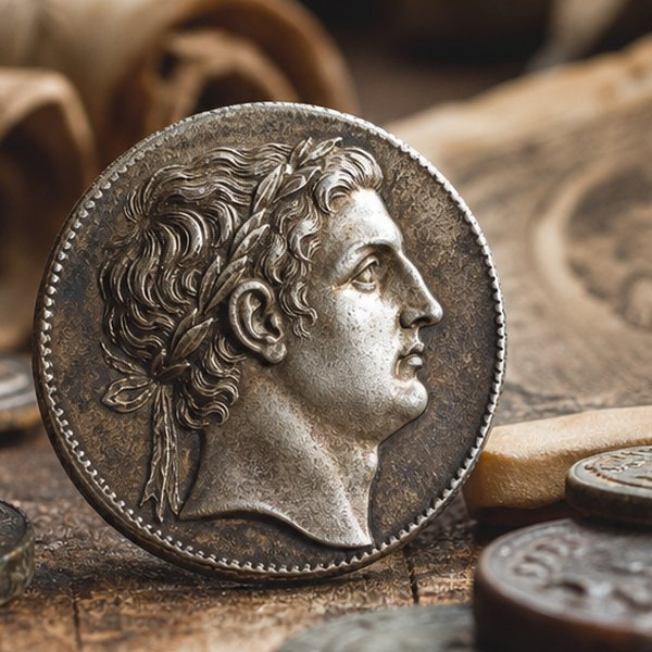 Ancient coins and currency specimens — detail